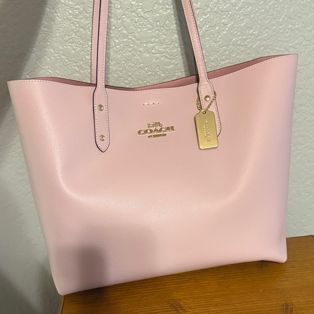 Coach Light Pink Tote Bag